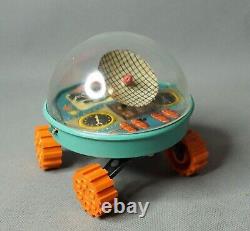 Vintage USSR Russian Lunokhod Wind Up Space Explorer Moon Walker Toy Box Working