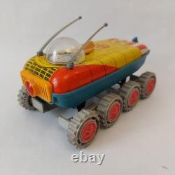 Vintage USSR Space Rover Battery Tin Toy MoonWalker Cosmos Soviet 60s Works