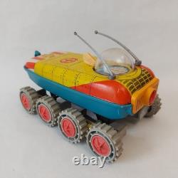 Vintage USSR Space Rover Battery Tin Toy MoonWalker Cosmos Soviet 60s Works