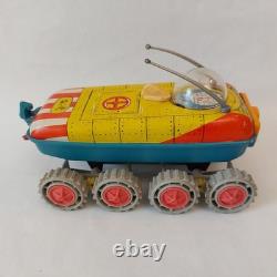 Vintage USSR Space Rover Battery Tin Toy MoonWalker Cosmos Soviet 60s Works