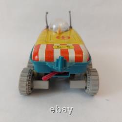 Vintage USSR Space Rover Battery Tin Toy MoonWalker Cosmos Soviet 60s Works