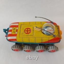 Vintage USSR Space Rover Battery Tin Toy MoonWalker Cosmos Soviet 60s Works