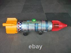 Vintage United States Litho Battery Apollo 12 Space Rocket Tin Toy, Japan