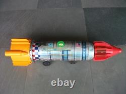 Vintage United States Litho Battery Apollo 12 Space Rocket Tin Toy, Japan