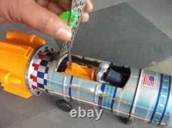 Vintage United States Litho Battery Apollo 12 Space Rocket Tin Toy, Japan