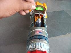 Vintage United States Litho Battery Apollo 12 Space Rocket Tin Toy, Japan