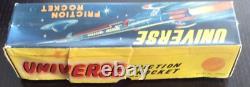 Vintage Universe Rocket Space Toy Friction Tin Toy Vintage Mib China