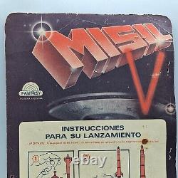 Vintage V Visitor Missile Space 1980's Brand Fantasy Rare Made In Argentina