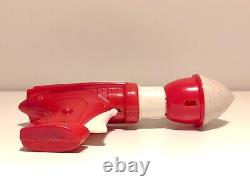 Vintage Very Rare Collectible Bulgaria Shooting Plastic Space Gun Pistol Toy