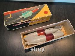 Vintage Very Rare Plastic Toy Space Rocket USSR CCCP With BOX