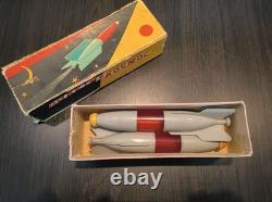 Vintage Very Rare Plastic Toy Space Rocket USSR CCCP With BOX