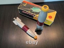 Vintage Very Rare Plastic Toy Space Rocket USSR CCCP With BOX