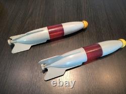 Vintage Very Rare Plastic Toy Space Rocket USSR CCCP With BOX