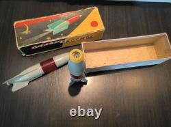Vintage Very Rare Plastic Toy Space Rocket USSR CCCP With BOX