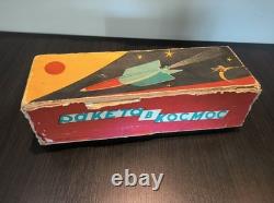 Vintage Very Rare Plastic Toy Space Rocket USSR CCCP With BOX
