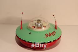 Vintage Very Rare Poland Battery Operated Toy Space Ship Flying Saucermeteor