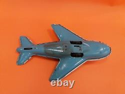 Vintage Very Rare Soviet Ussr Friction Tin Toy Airoplane Aircraft Space Shuttle