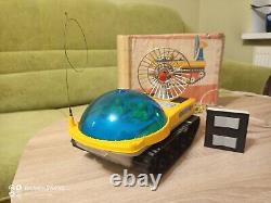 Vintage Very Rare Soviet Ussr Space Toy Planet Rover / Box