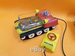 Vintage Very Rare Soviet Ussr Space Toy Planet Rover / Box Battery Oper
