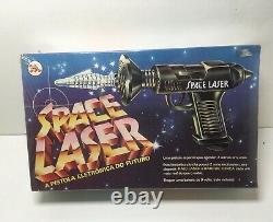 Vintage & Very rare Space Ray Laser Gun Brazil 80´s Sealed