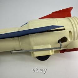 Vintage Wonder-L Space Rocket Japan Battery Powered Toy with Box 1960s Lights Work