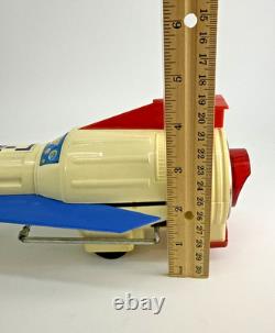 Vintage Wonder-L Space Rocket Japan Battery Powered Toy with Box 1960s Lights Work Vintage Wonder-L Space Rocket Japan Battery Powered Toy with Box 1960s Lights Work