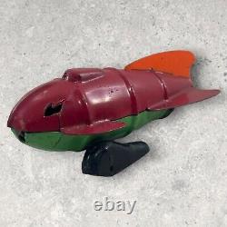 Vintage Wyandotte Buck Rogers Pressed Steel Rocket Toy Collectible