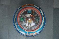 Vintage X-5 Space Ship MT Trademark Battery Litho Tin Toy, Japan