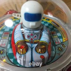 Vintage X-7 SPACE SHIP UFO High Mecha Series TIN Toy Masudaya Working From Japan