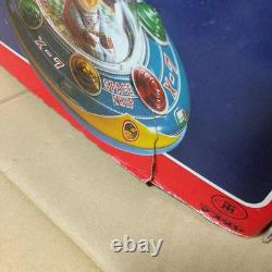 Vintage X-7 SPACE SHIP UFO High Mecha Series TIN Toy Masudaya Working From Japan