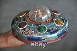 Vintage X 7 Space Explorer MT Trademark Battery Litho Tin Toy, Japan