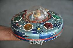 Vintage X 7 Space Explorer MT Trademark Battery Litho Tin Toy, Japan