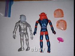 Vintage XODIAC (With Helmet) and ELECTRON PLUS outer space men colorforms