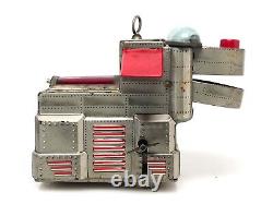 Vintage YOSHIYA KO Tin Windup Space Astro Robot Toy Dog WORKS