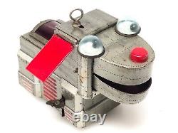 Vintage YOSHIYA KO Tin Windup Space Astro Robot Toy Dog WORKS