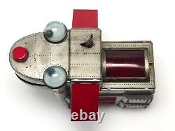 Vintage YOSHIYA KO Tin Windup Space Astro Robot Toy Dog WORKS