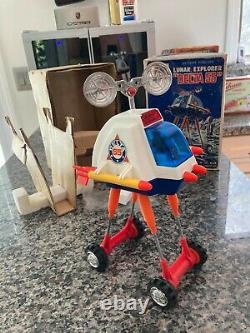 Vintage Yonezawa Battery Operated Delta 55 Lunar Explorer Space Toy Working