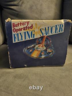 Vintage Yonezawa Battery Operated Space Patrol 2019 Flying Saucer