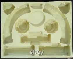 Vintage Yonezawa Japan Space Skyline Mars Spaceship Retro Toy