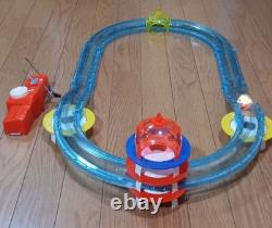 Vintage Yonezawa Japan Space Skyline Mars Spaceship Retro Toy