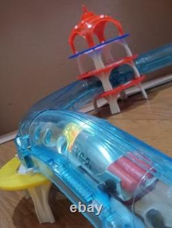 Vintage Yonezawa Japan Space Skyline Mars Spaceship Retro Toy