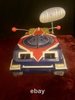 Vintage Yonezawa Japan X-11 Space Patrol Tin Battery Operated Tank (It Runs!)