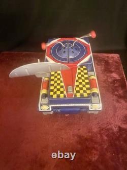 Vintage Yonezawa Japan X-11 Space Patrol Tin Battery Operated Tank (It Runs!)