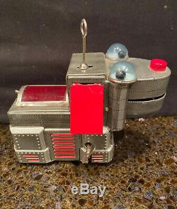 Vintage Yoshiya KO Robot Space Dog Wind Up Tin Toy Japan Working