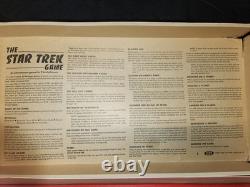 Vintage and Rare 1967 Star Trek Board Game Ideal Toys TV Space Show and Book