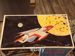 Vintage and Rare Astronave Viaggiante Lunik 2000 EXTREMELY CLEAN WORKS AND MIB