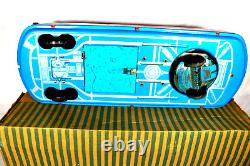 Vintage lemezarugyar interkozmosz space car hungarian tin litho battery operated