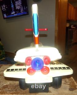 Vintage ping-fan co. Battery operated childs space shuttle good used