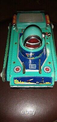 Vintage rare space tank metal Japan toy
