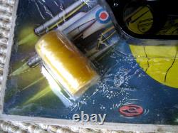 Vintage space flying saucer toy disc shooter